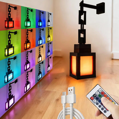 Pixel Lantern Night Light